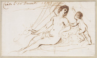 H 074
<br/>
Venus en Amor
<br/>
<em>Guercino (1591-1666)</em>